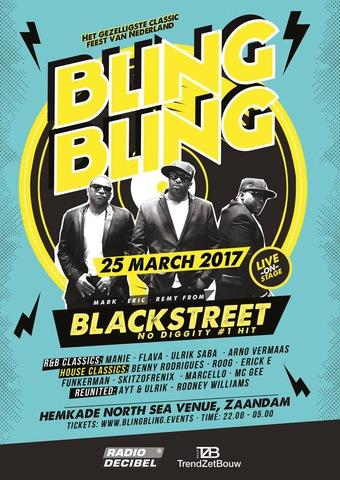 Blackstreet op 25 maart in North Sea Venue tijdens Bling Bling